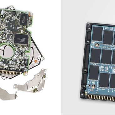 disque dur SDD et HDD